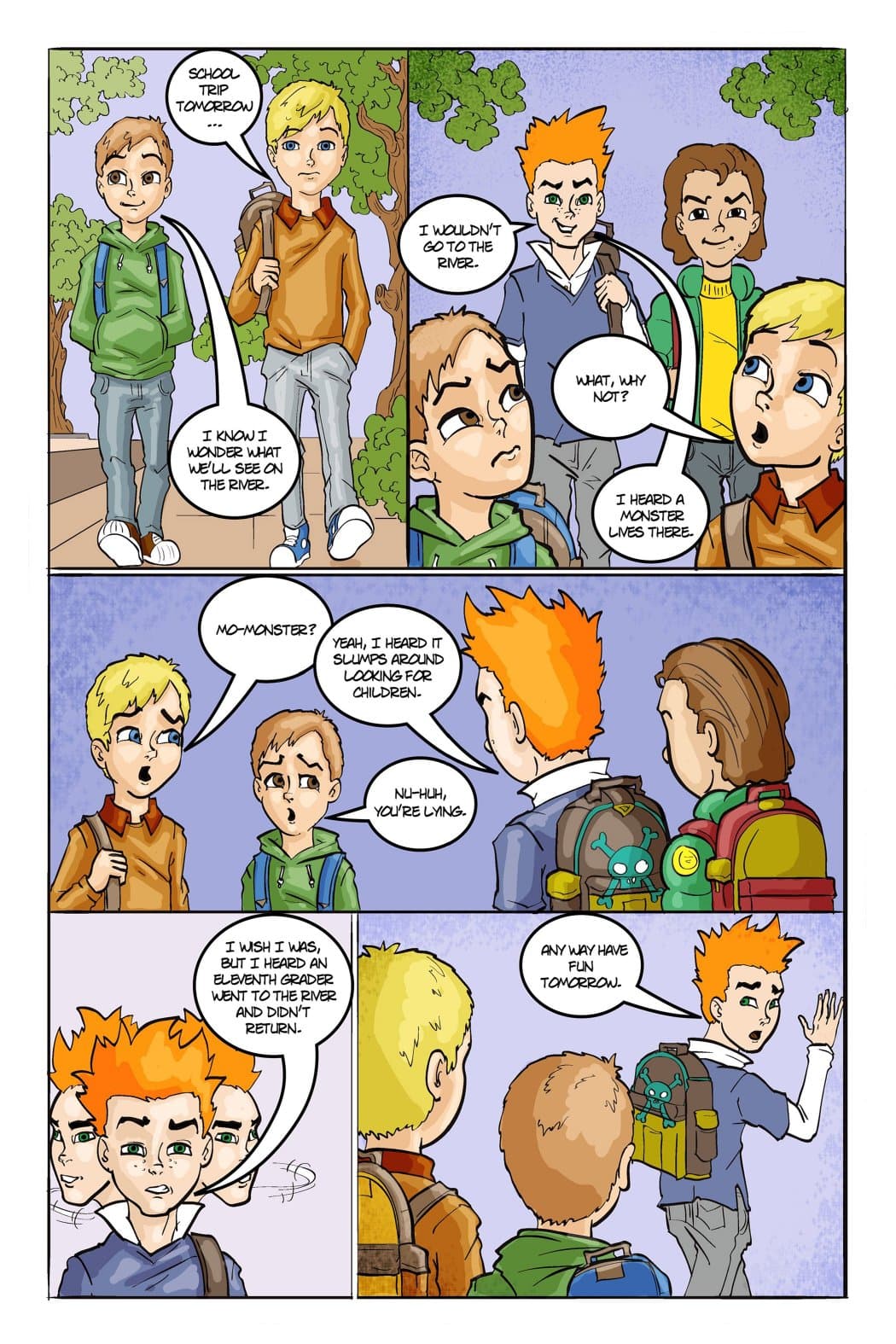 Comic page 3.