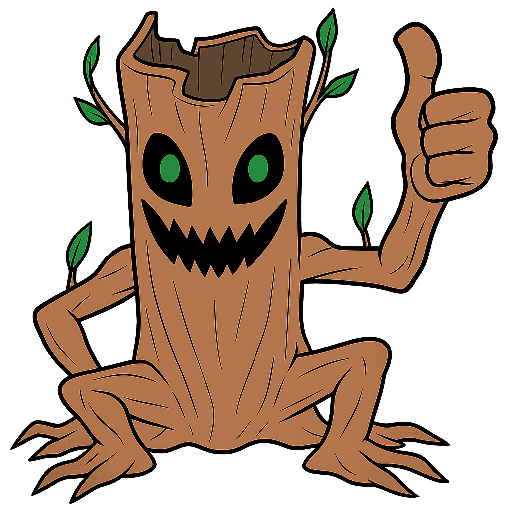 Stumpy gives the shop a thumbs up.